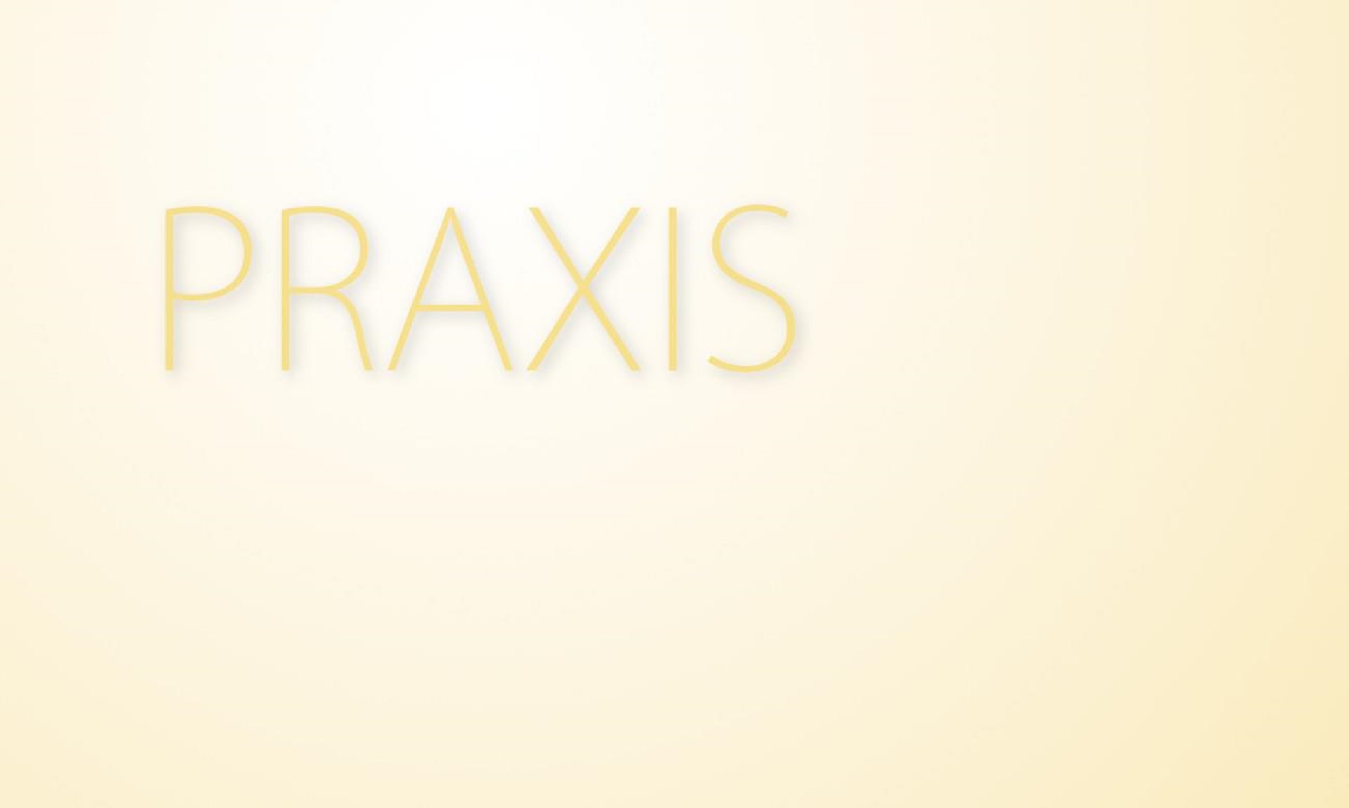 das Wort Praxis
